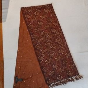 BANANA REPUBLIC | EMBROIDERED SILK & COTTON | SCARF/WRAP